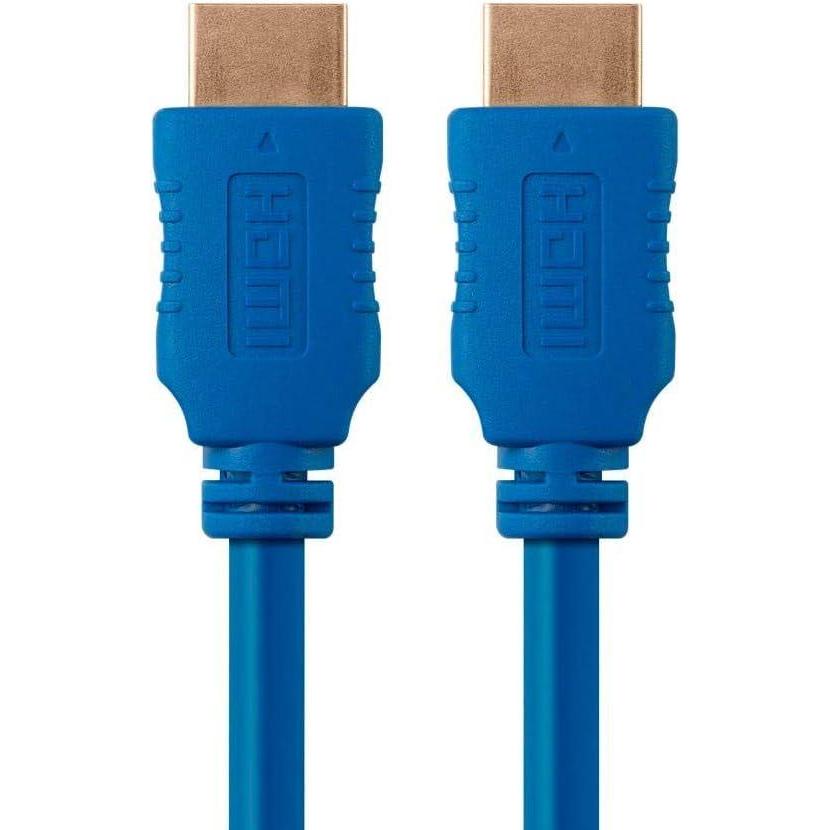 image28AWG High Speed HDMI Cable wFerrite Cores Blue 6 feet1 Pack