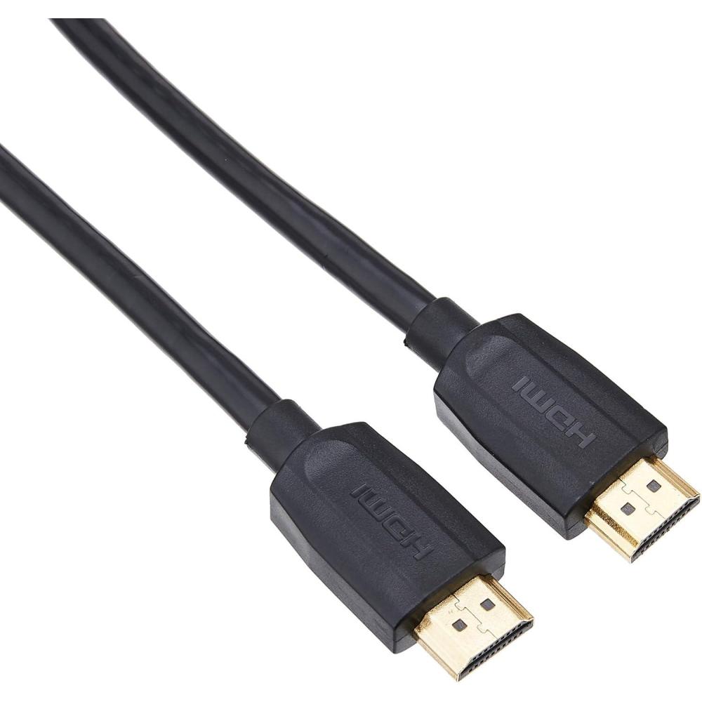 imageMonoprice 139480 Ultra 8K High Speed HDMI Cable 3 Feet Black 3Pack 48Gbps 8K Dynamic HDR eARC UHDTV AMD FreeSync DynamicView
