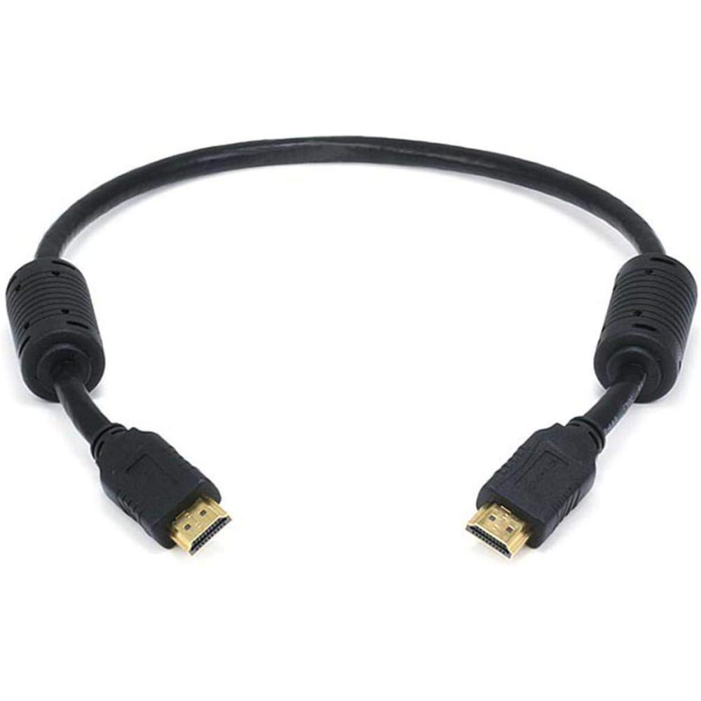 imageMonoprice 4K High Speed HDMI Cable  HDMI 20 4K60Hz HDR HDR10 Dolby Vision 18Gbps YUV 444 28AWG with Ferrite Cores 15 Feet Black15 feet