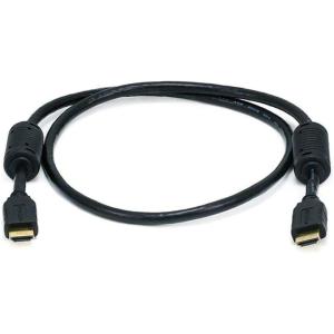 Monoprice 4K High Speed HDMI Cable – HDMI 2.0, 4K@60Hz, HDR, HDR10, Dolby Vision, 18Gbps, YUV 4:4:4, 28AWG, with Ferrite Cores, 1.5 Feet, Black(3 feet)
