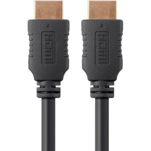 Monoprice 4K High Speed HDMI Cable – HDMI 2.0, 4K@60Hz, HDR, HDR10, Dolby Vision, 18Gbps, YUV 4:4:4, 28AWG, with Ferrite Cores, 5 Feet, Black – 5 Pack