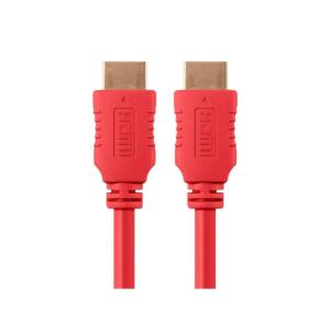 Monoprice HDMI High Speed Cable – 6 Feet – Red, 4K@60Hz, HDR, 18Gbps, YUV 4:4:4, 28AWG – Select Series(Cable)