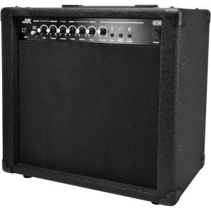 Monoprice 1×10 Guitar Combo Amplifier – Black, 40-Watt, Spring Reverb, 10-Inch 4-Ohm Speaker, High & Low Inputs, Headphone Output – Stage Right Series(Amplifier)