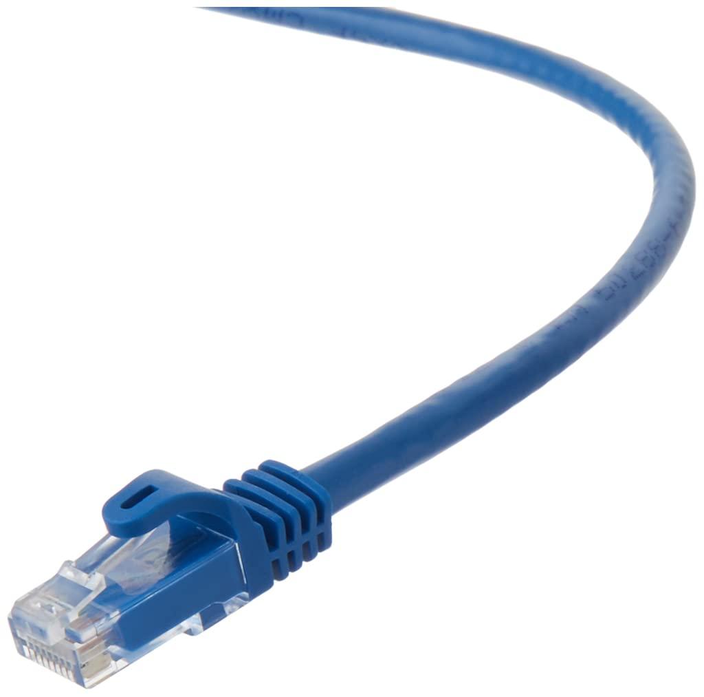 imageMonoprice Cat6 1ft Blue 12Pk Patch Cable UTP 24AWG 550MHz Pure Bare Copper Snagless RJ45 Flexboot Series Ethernet Cable12